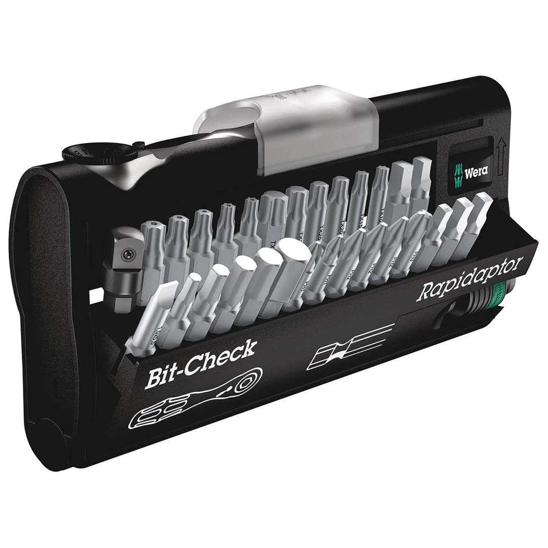 wera – wera 1/4" drive bit set and carrying case (30 piece)