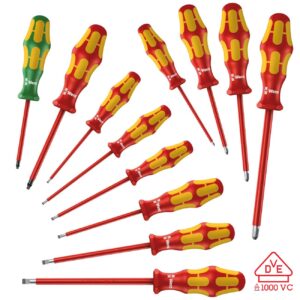wera – wera vde insulated screwdriver set (12 piece set)
