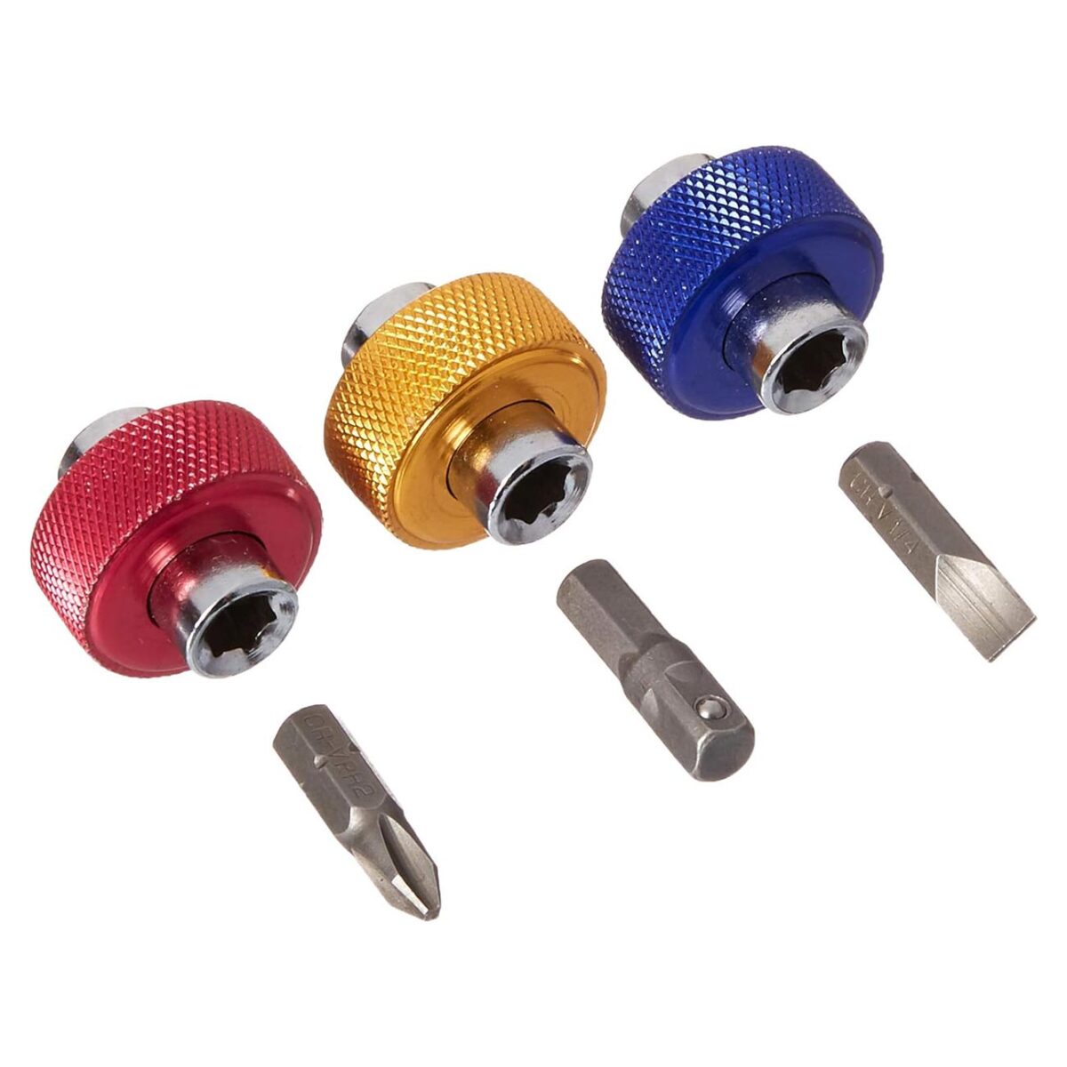 titan – titan 1/4" drive finger grip bit drivers (6 piece set)