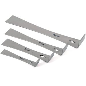 titan – titan stainless steel pry bar scraper set (4 piece set)