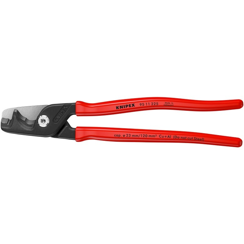 knipex stepcut xl cable shears (9")