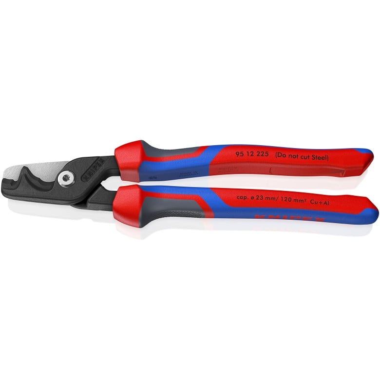 knipex stepcut xl cable shears (9")