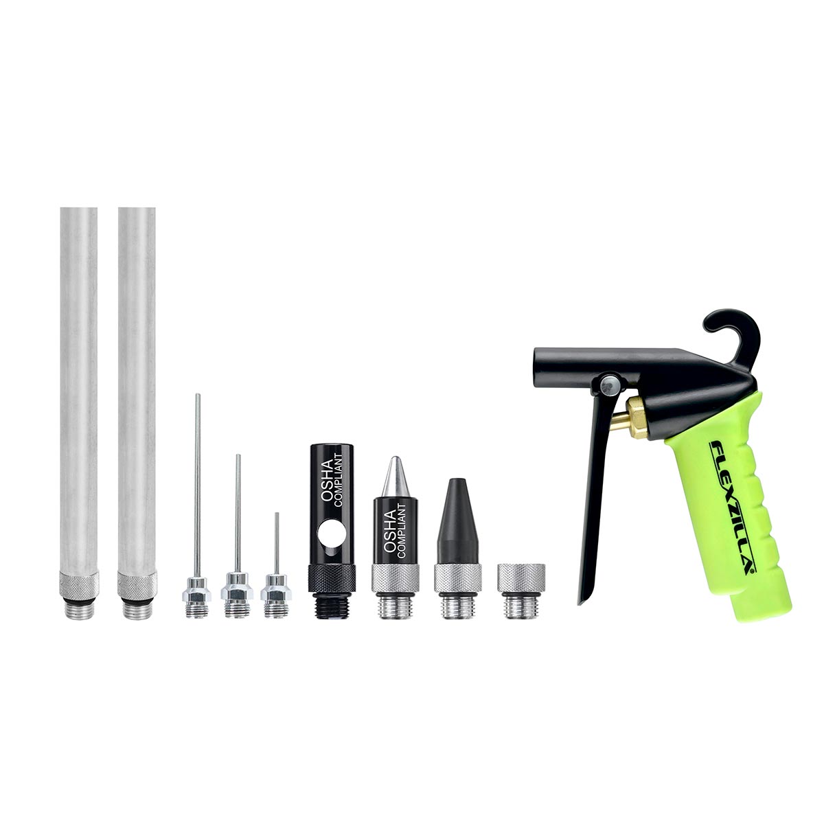 flexzilla – flexzilla x1™ blow gun kit zillagreen (10 piece)