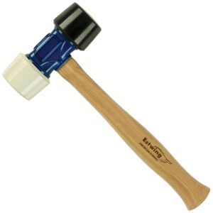 estwing – estwing 24 oz. rubber mallet hammer (black & gray)