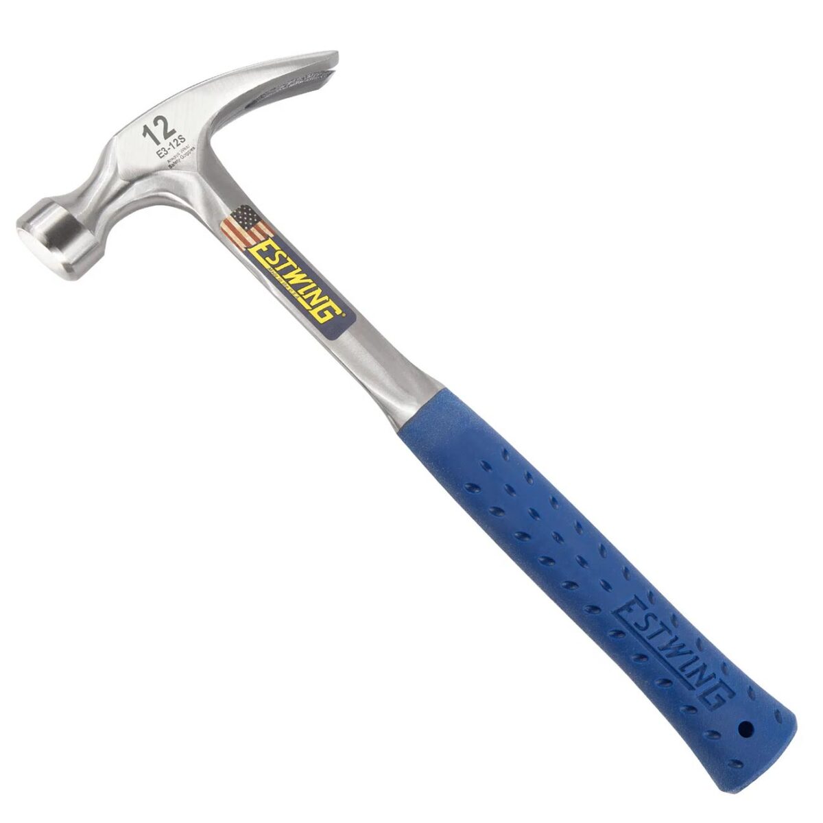 estwing – estwing 12 oz. rip hammer with blue vinyl shock reduction grip