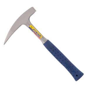 estwing – estwing 22 oz. pointed tip rock pick blue shock reduction grip