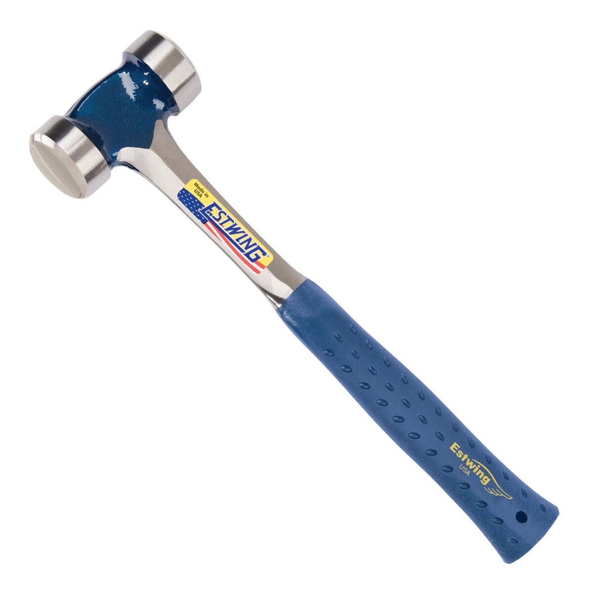 estwing – estwing 40 oz. smooth face lineman's hammer with blue shock reduction grip