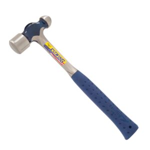 estwing – estwing 8 oz. ball peen hammer with blue vinyl shock reduction grip