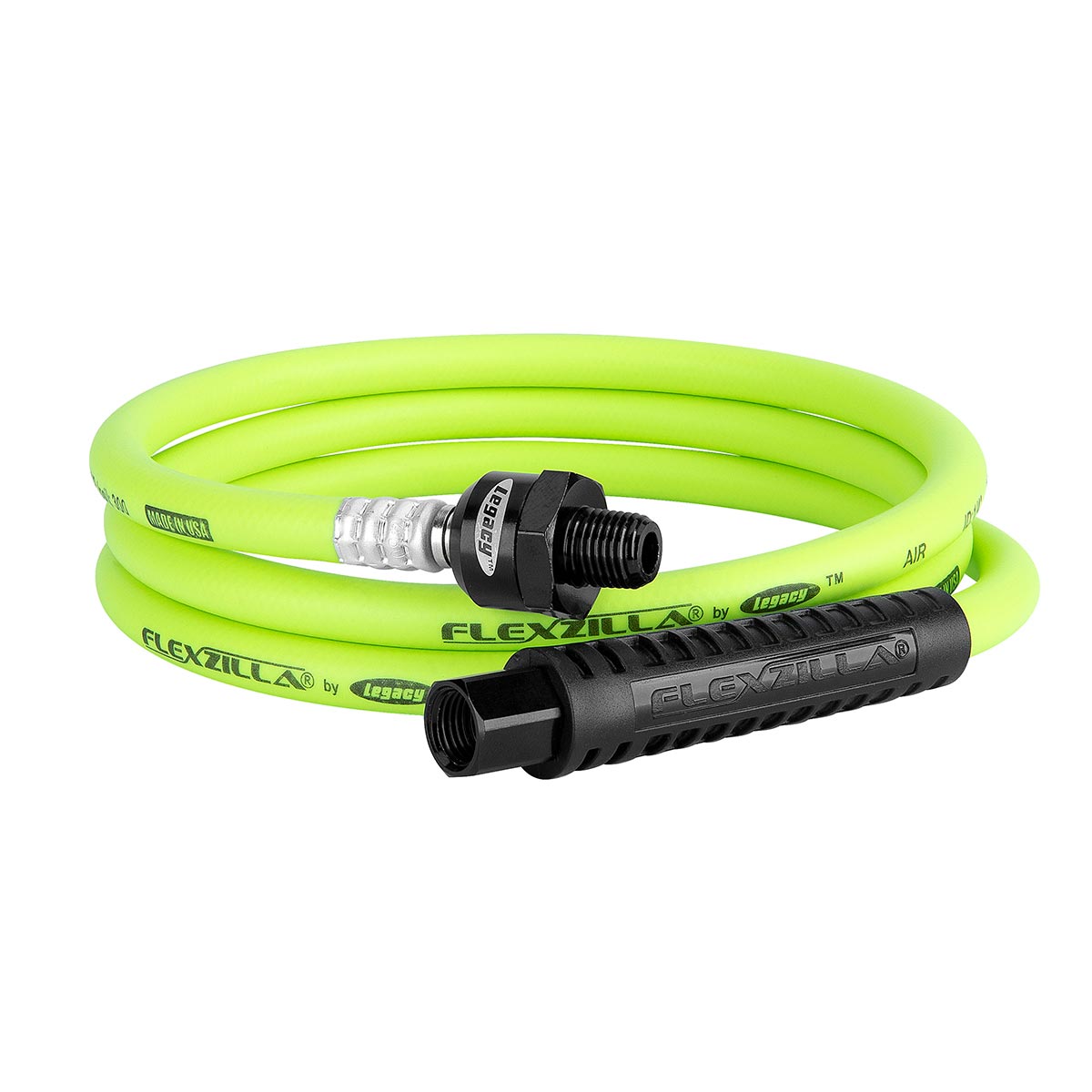 flexzilla – flexzilla whip hose with ball swivel 1/4" x 5'
