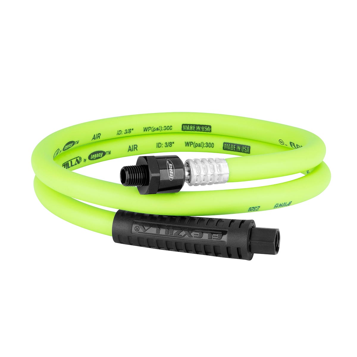 flexzilla – flexzilla heavy duty lightweight whip hose with ball swivel 3/8" x 4'