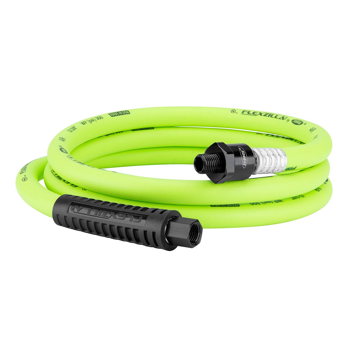 flexzilla – flexzilla whip hose with ball swivel 3/8" x 6'