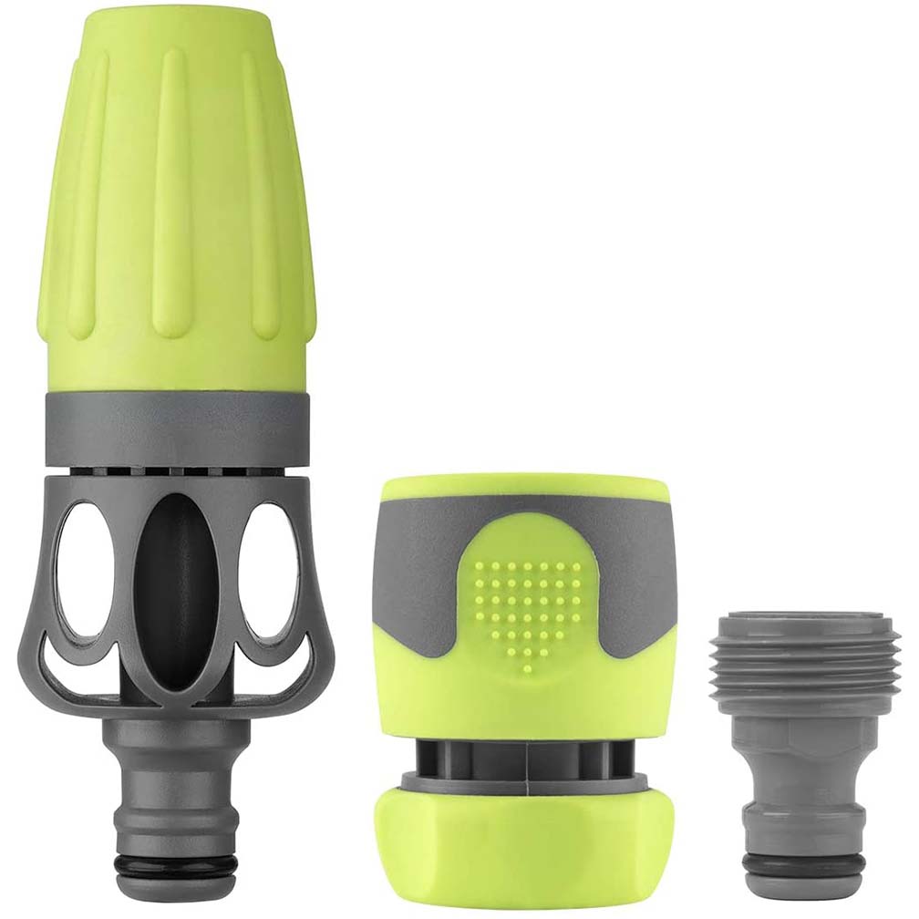 flexzilla – flexzilla garden hose nozzle kit 3 pc bulk
