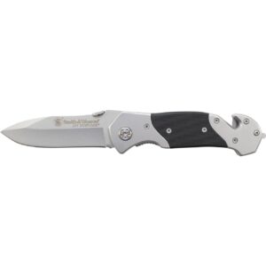 bti tools – smith & wesson 1st response 3.3" folding pocket knife & rescue tool