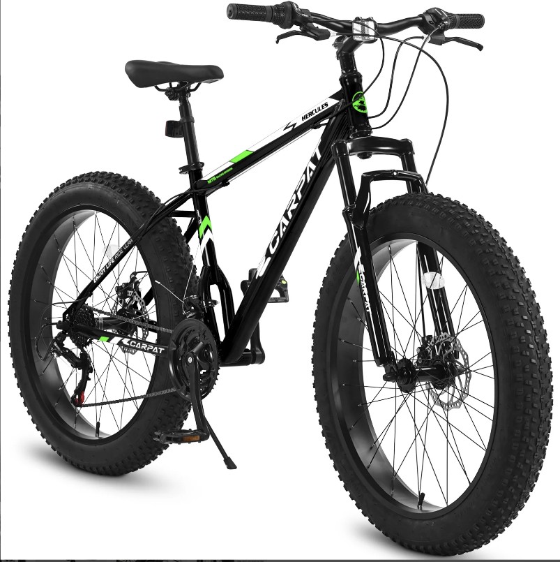 durable black and green outdoor bicycle s26109 for all terrains