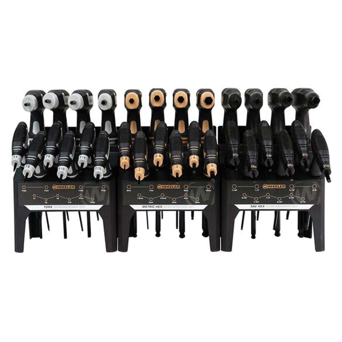 bti – wheeler 30 piece sae/metric hex and torx p handle set