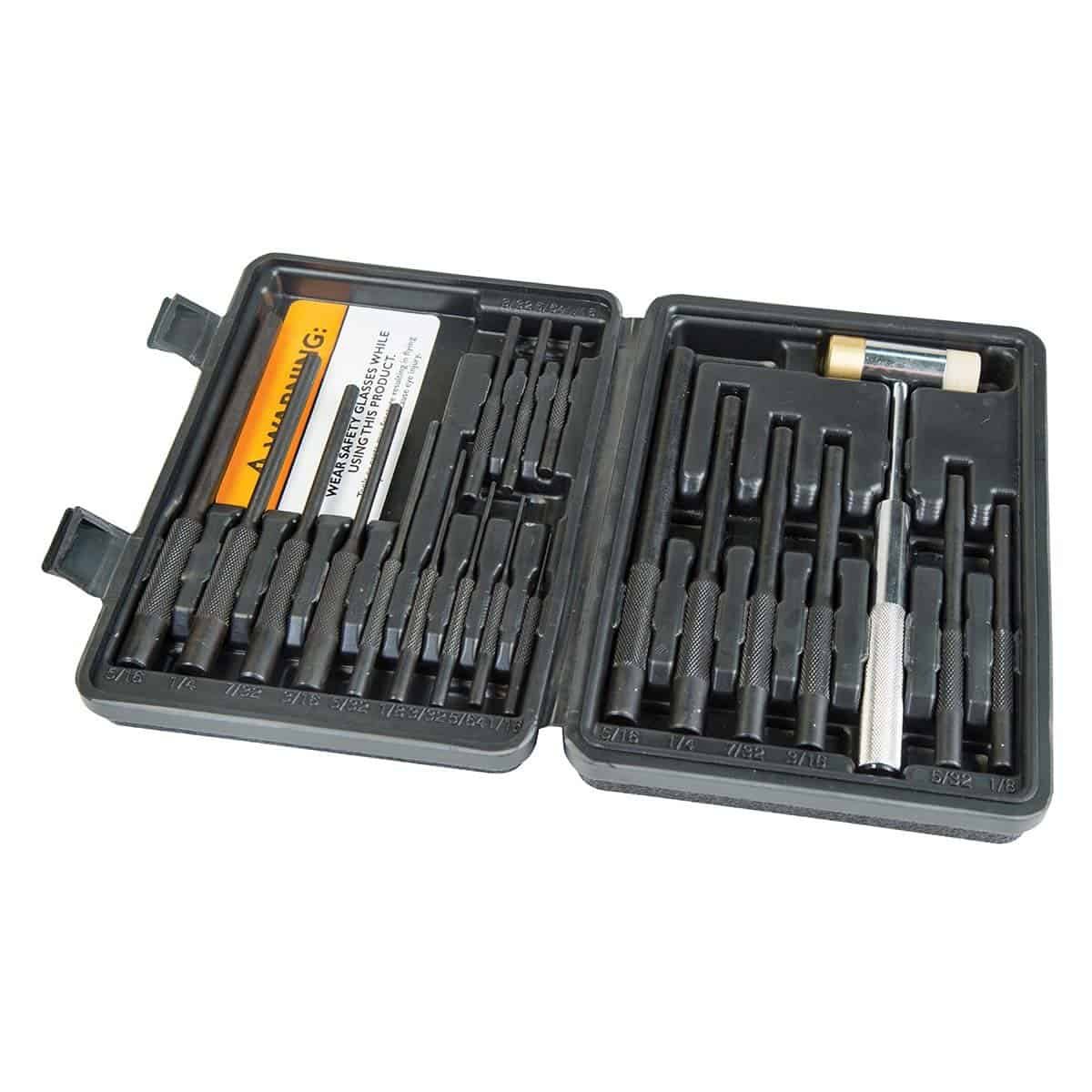bti – wheeler master roll pin punch set