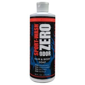 atsko – atsko sport wash zero odor hair & body soap: 16 oz. bottle