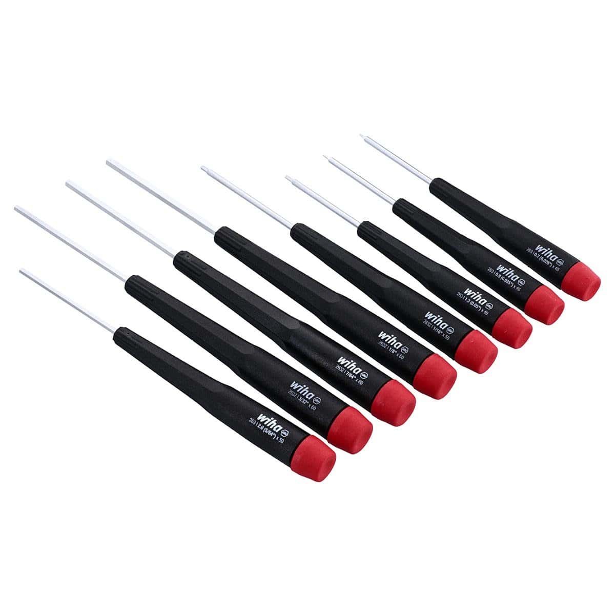 wiha – wiha precision hex sae screwdrivers (8 piece set)
