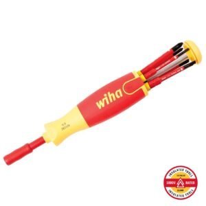 wiha – wiha insulated slimline ultra driver with softfinish handle (7 piece set)