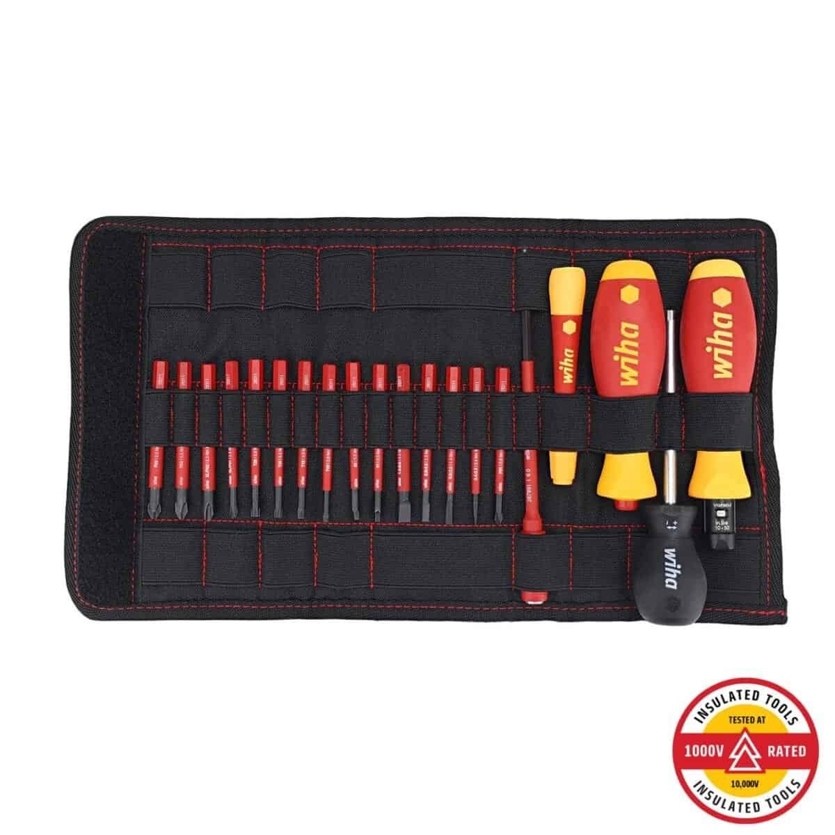 wiha – wiha insulated torquevario s (10 50 in/lbs) and slimline blade set (20 piece)