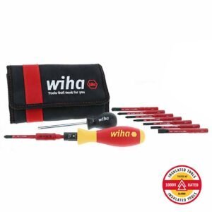 wiha – wiha insulated torquevarios 10 to 50 in/lbs and slimline blade set (11 piece set)