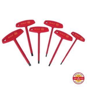 wiha – wiha insulated t handle hex sae set (6 piece set)