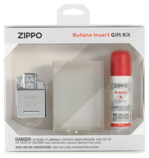 zippo – zippo butane insert gift set white