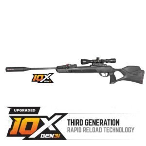 gamo swarm magnum 10x 'gen3i' inertia fed .22 caliber air rifle with scope gamo swarm magnum 10x 'gen3i' inertia fed .22 caliber air rifle with scope