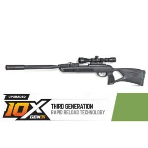 gamo – gamo swarm fusion 10x 'gen3i' .22 caliber 10 shot air rifle with scope