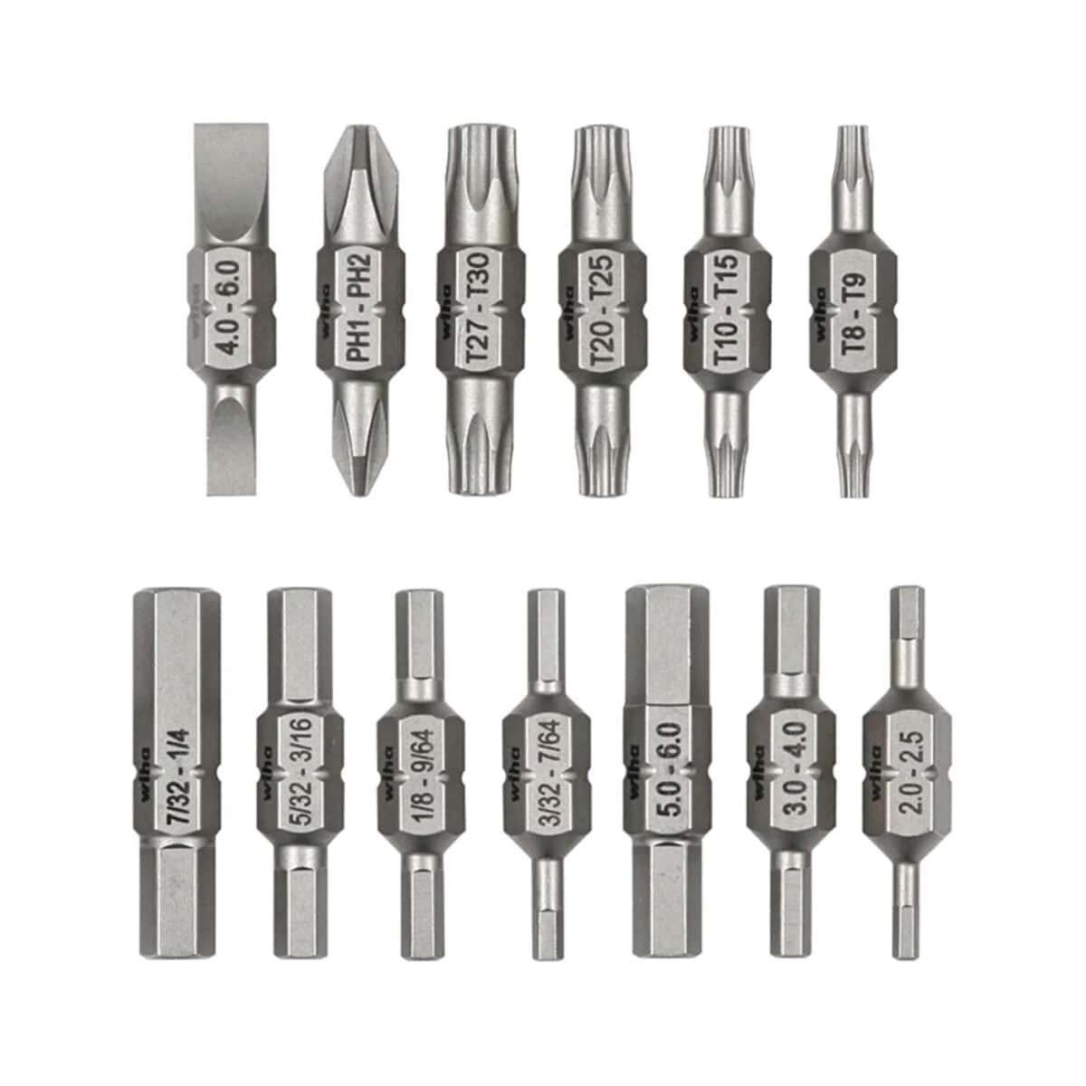 wiha – wiha 13 piece double end bit reload set
