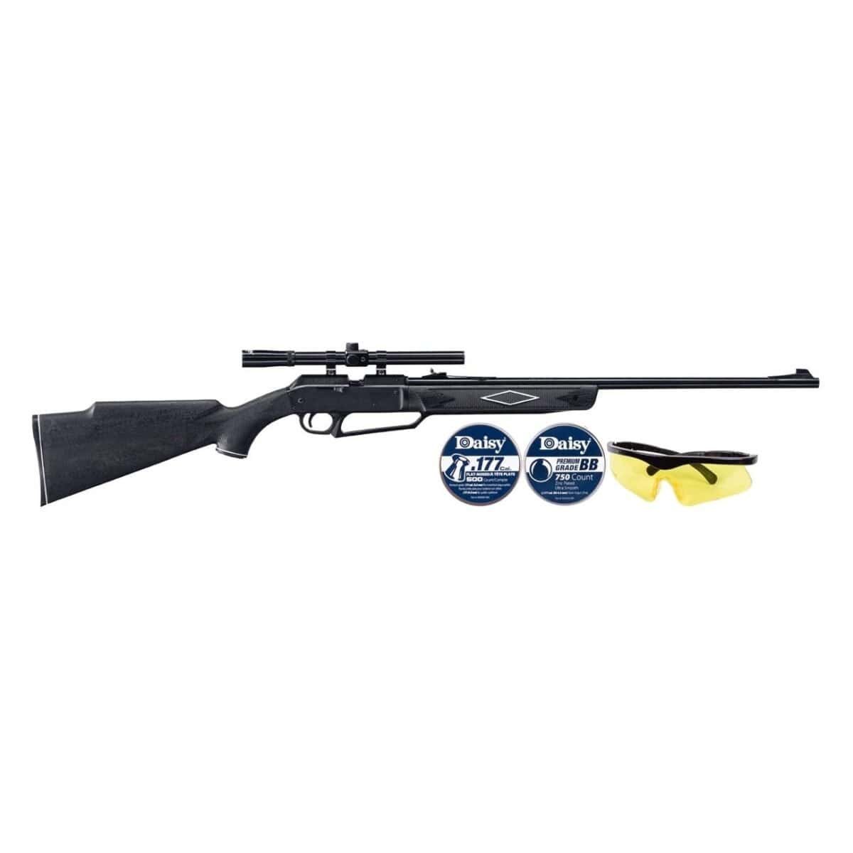 daisy – daisy powerline model 880 .177cal multi pump bb/pellet rifle kit