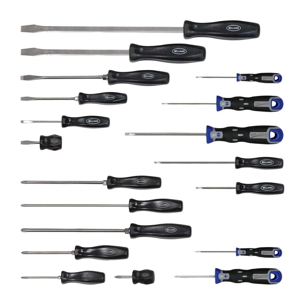 williams – williams premium mixed screwdriver set (19 piece)