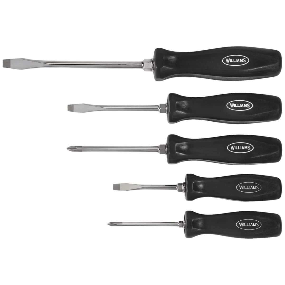 williams – williams endurogrip mixed screwdriver set (5 piece)