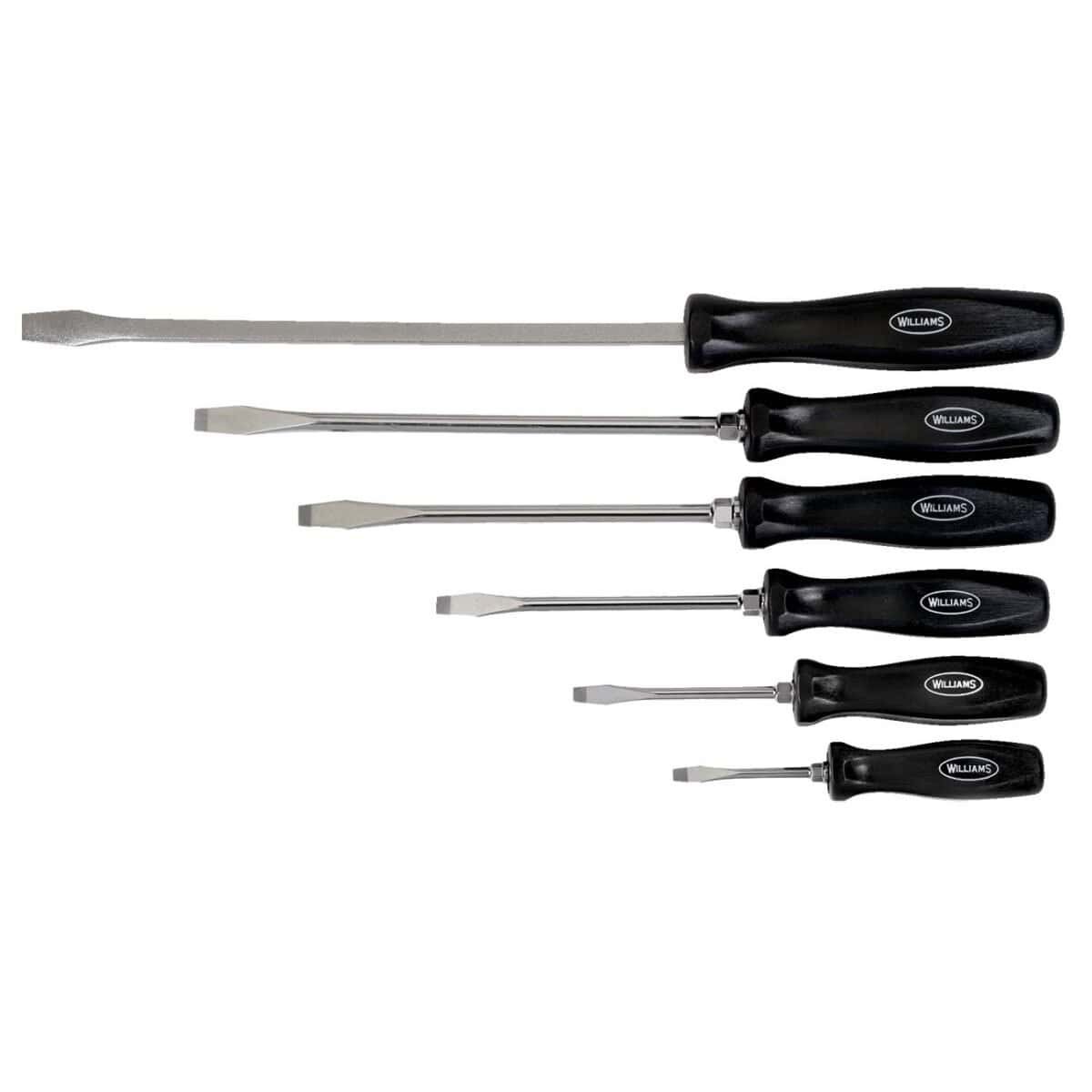 williams – williams endurogrip keystone slotted screwdriver set (6 piece)