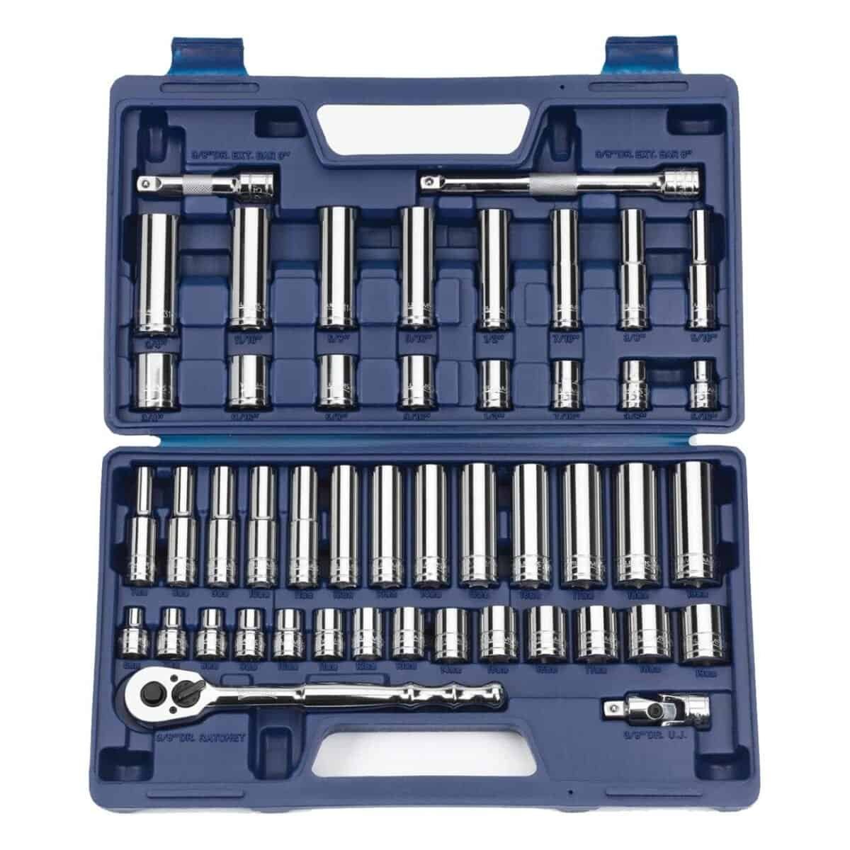 williams – williams 3/8" drive metric/sae socket set (47 piece)