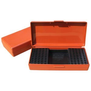 mtm ammo box 100 round 22 long rifle rimfire competition