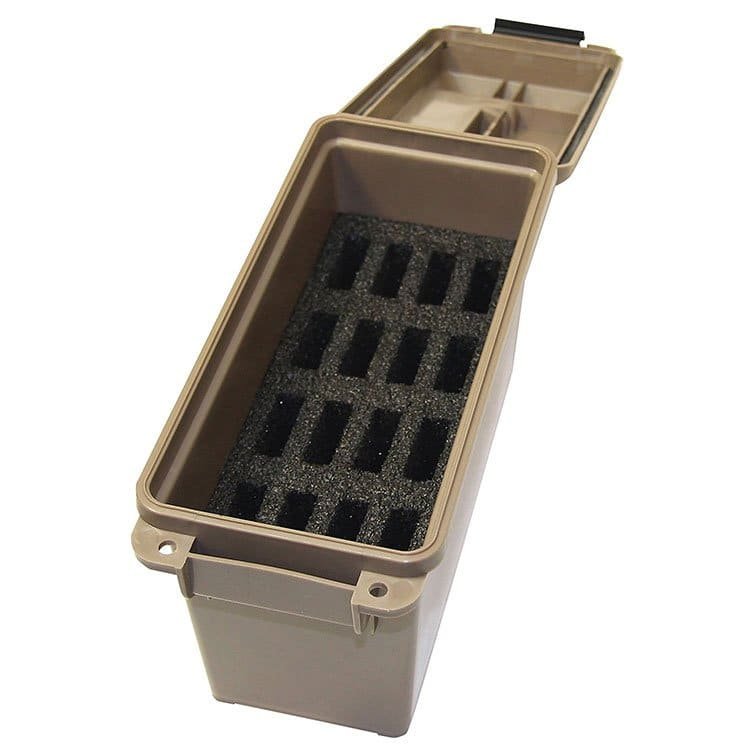 mtm tactical mag can 16 capacity for 1911 single stacked magazines (dark earth)